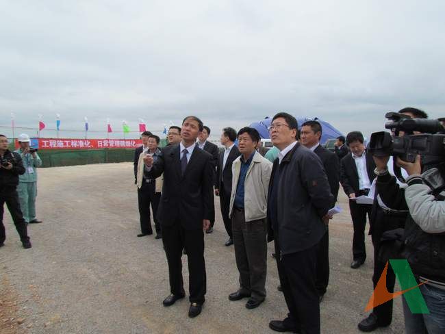 王玉君總經理到鎖蒙高速視察指導