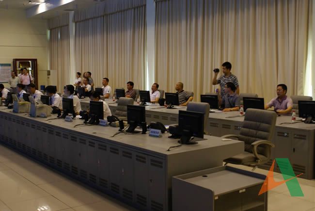 黑龍江交通客人到高速股份監控調度中心參觀